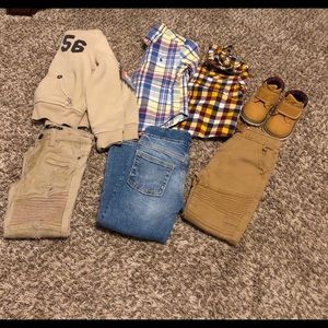 2T Boys Bundle. 3 outfits & boots